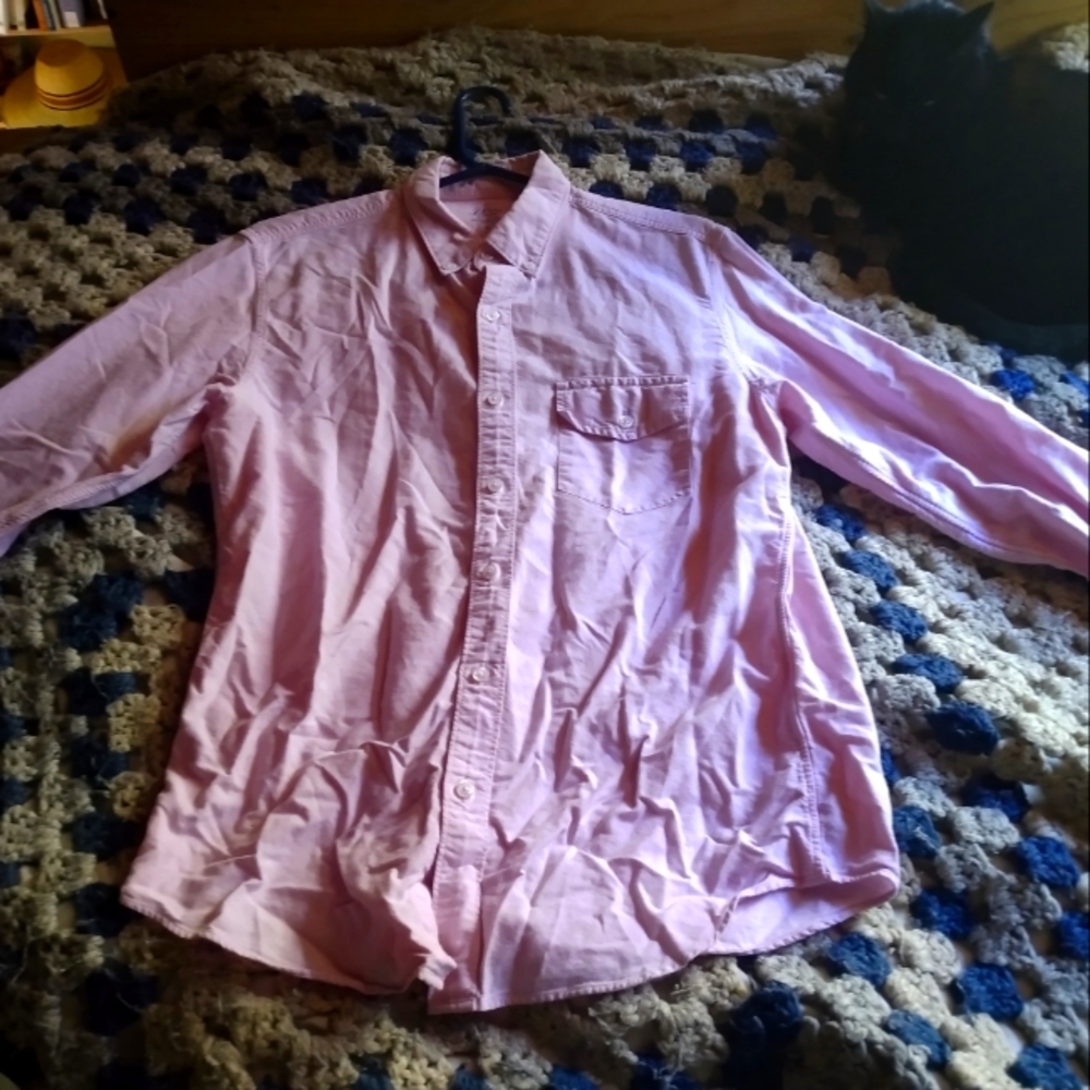 J. Crew pink lightweight dress shirt